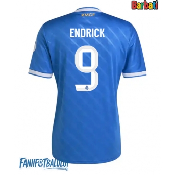 Real Madrid Endrick #9 Tricou Fotbal Replică 2025-26 Barbati Treilea